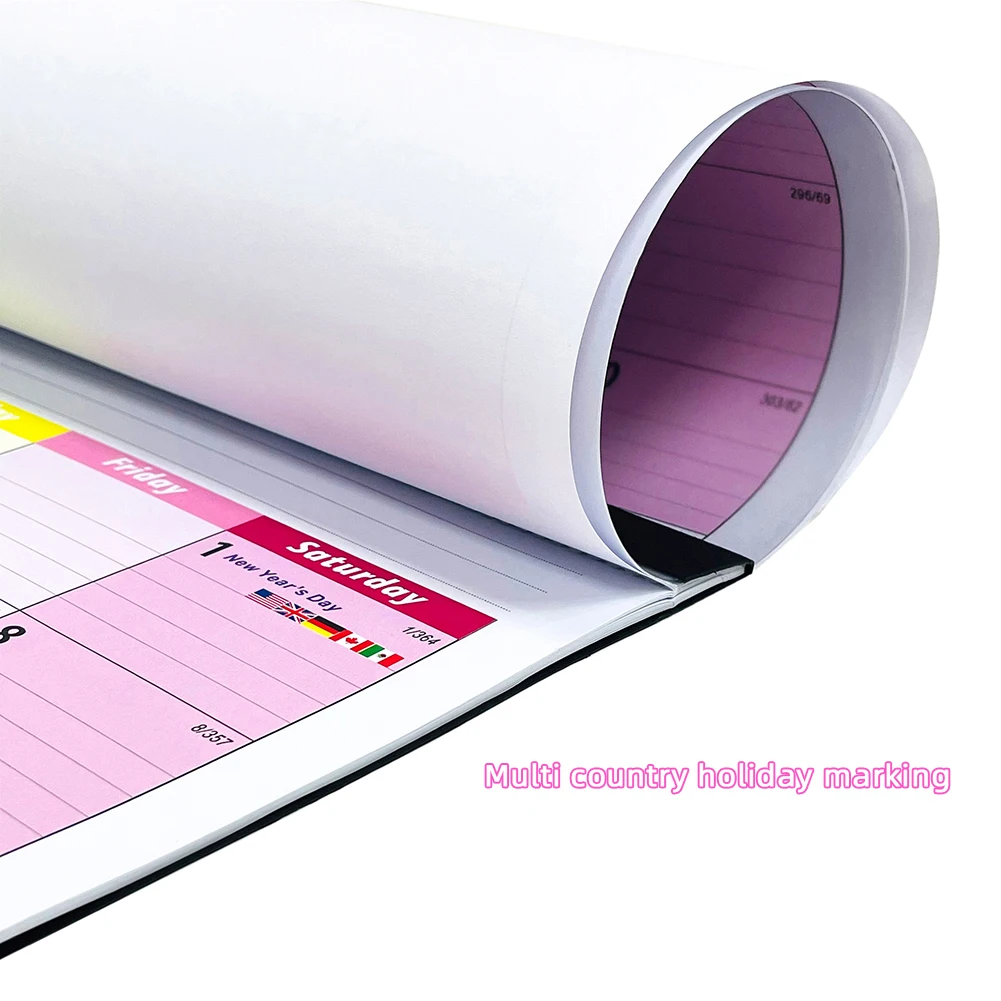 다채로운 카운트 다운 달력 2023 봄 축제 걸이 달력 새해 선물 2023