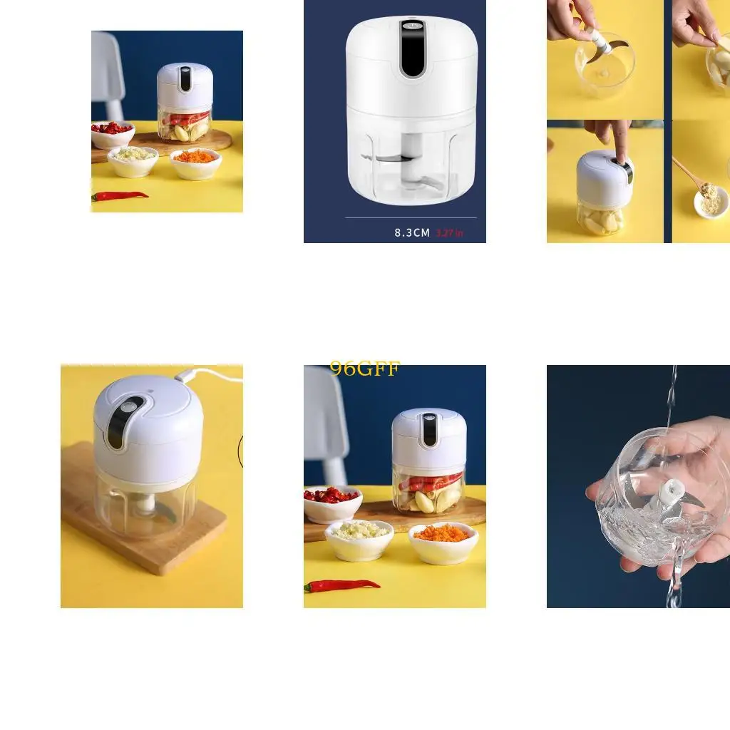 

96GF Processor Portable Electric Vegetable Cutter Mini Slicer Grinder