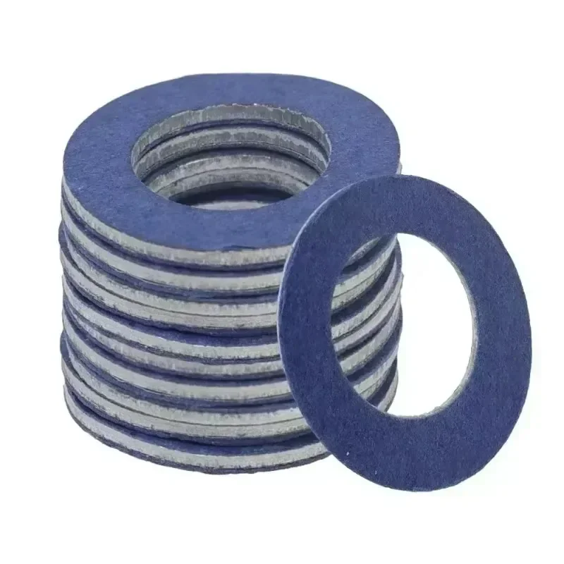 Car Engine Seal Aluminum Oil Drain Plugs Screw Gaskets Auto Screw Washers Replacement Accessories for Toyota 1~100pcs