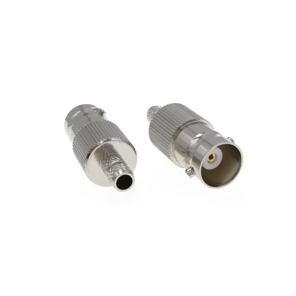 

10 шт., обжимные коннекторы BNC для кабеля RG58 RG142 LMR195 RG400