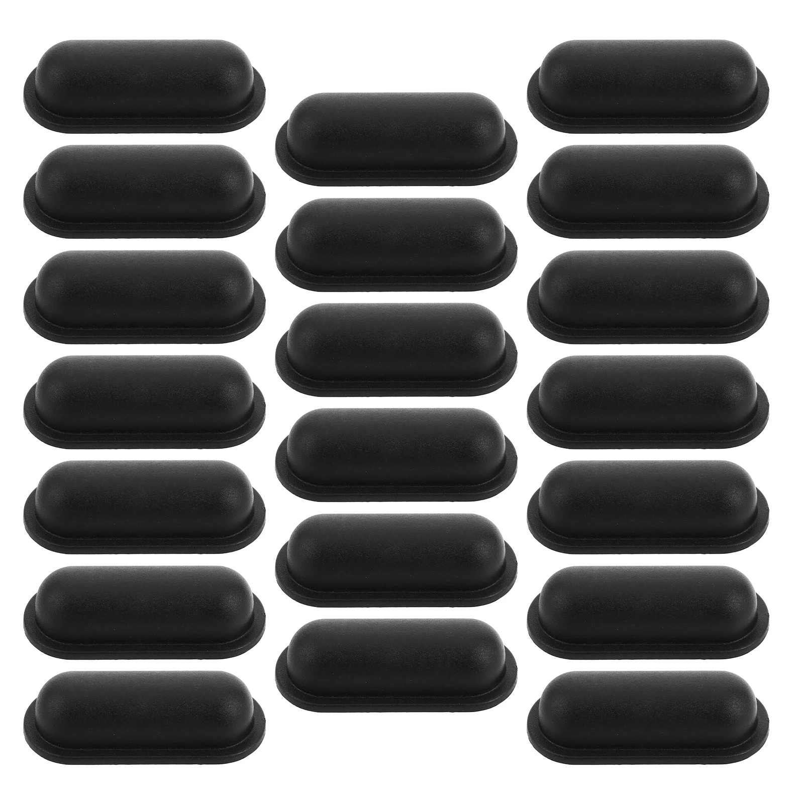 

20Pcs Luggage Feet Replacement Parts Durable Plastic Foot Pads for Trolley Cases Easy Installation Travel Case Stand Legs