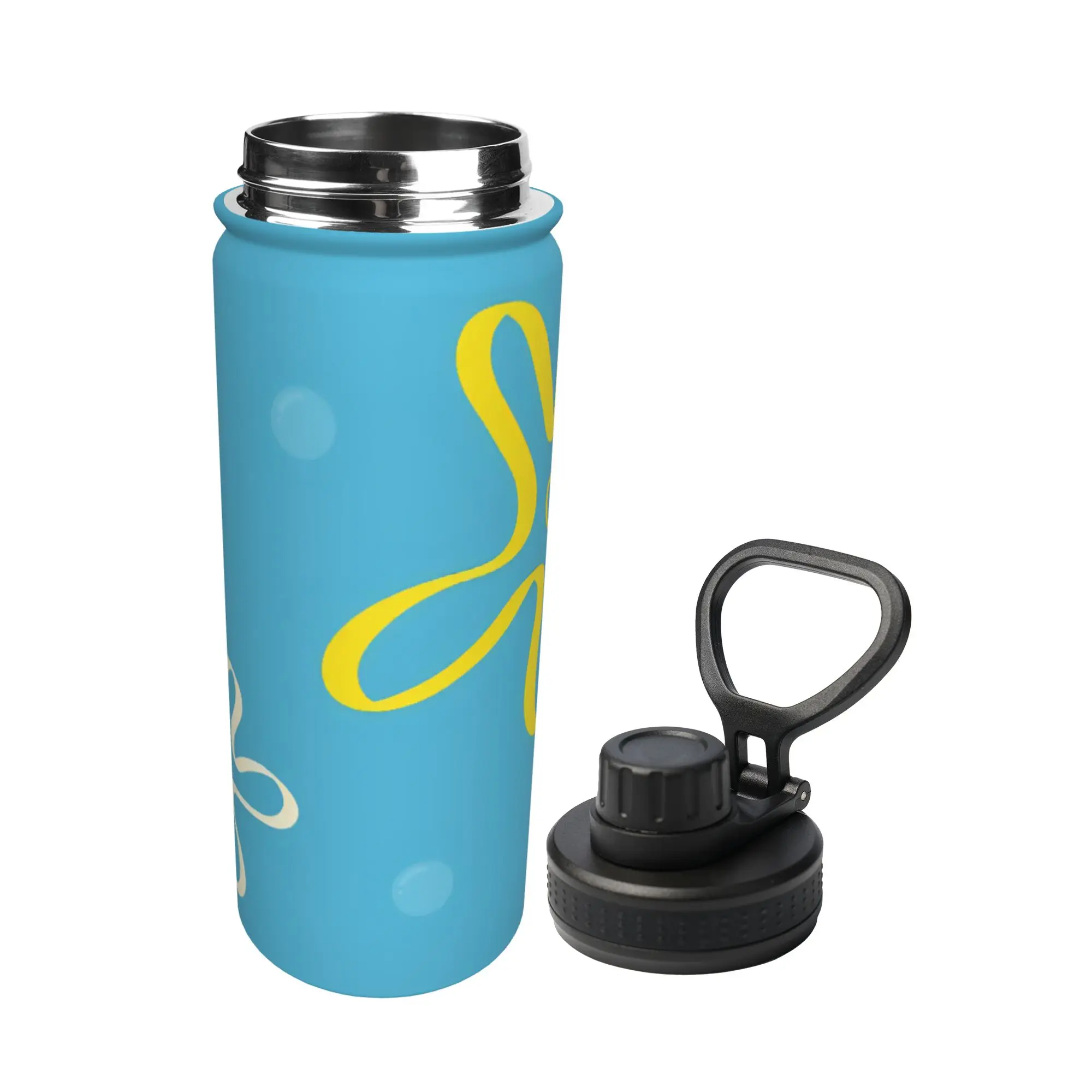 Spongebobs Cartoon 18OZ Sports Insulated Kettle Thermal Cup Vacuum Flask School Mug Water Bottle