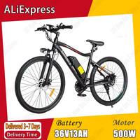 SAMEBIKE SY26-II Electric Bike 500W Motor 36V13AH Battery Aluminum Alloy E-Bike Adult 26-In Tire Mountain City Electric Bicycle