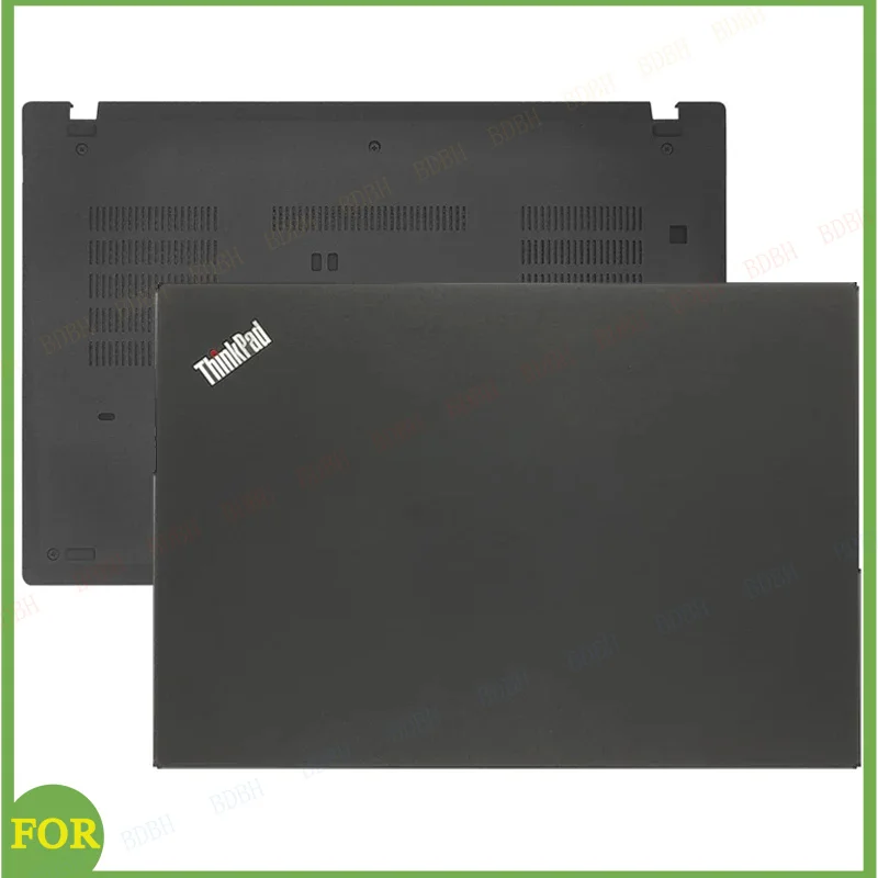 New Laptop Case For Lenovo Thinkpad T490 T495 P43S T14 Gen1 LCD Back Cover Bottom Base Case Topcase Rear Lid Lower Housing Black