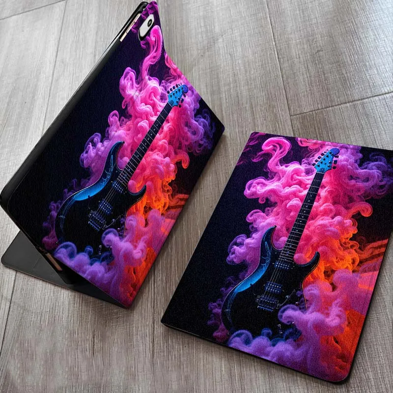 

Neon Guitar Design For iPad Pro Air Mini 1 2 3 4 5 6 7 7th 8th 9th 10th 11th 10.2 9.7 10.5 10.9 11 12.9 Tablet Case