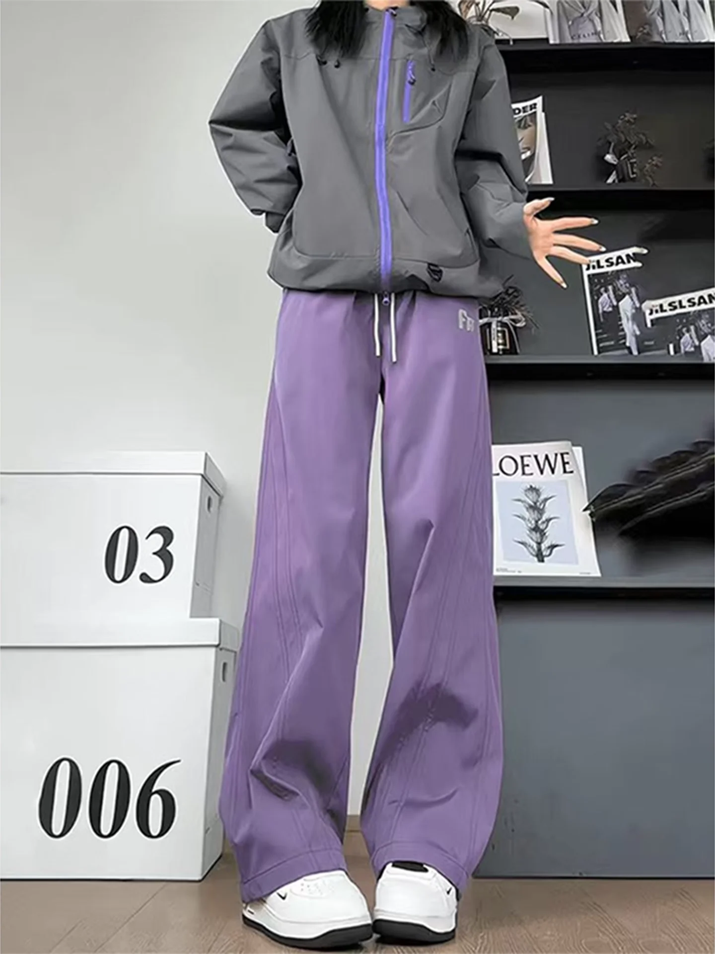 

Мужские рабочие брюки Thiened Fce на подкладке, зимние уличные лыжные брюки для альпинизма, фиолетовые мягкие брюки-карго