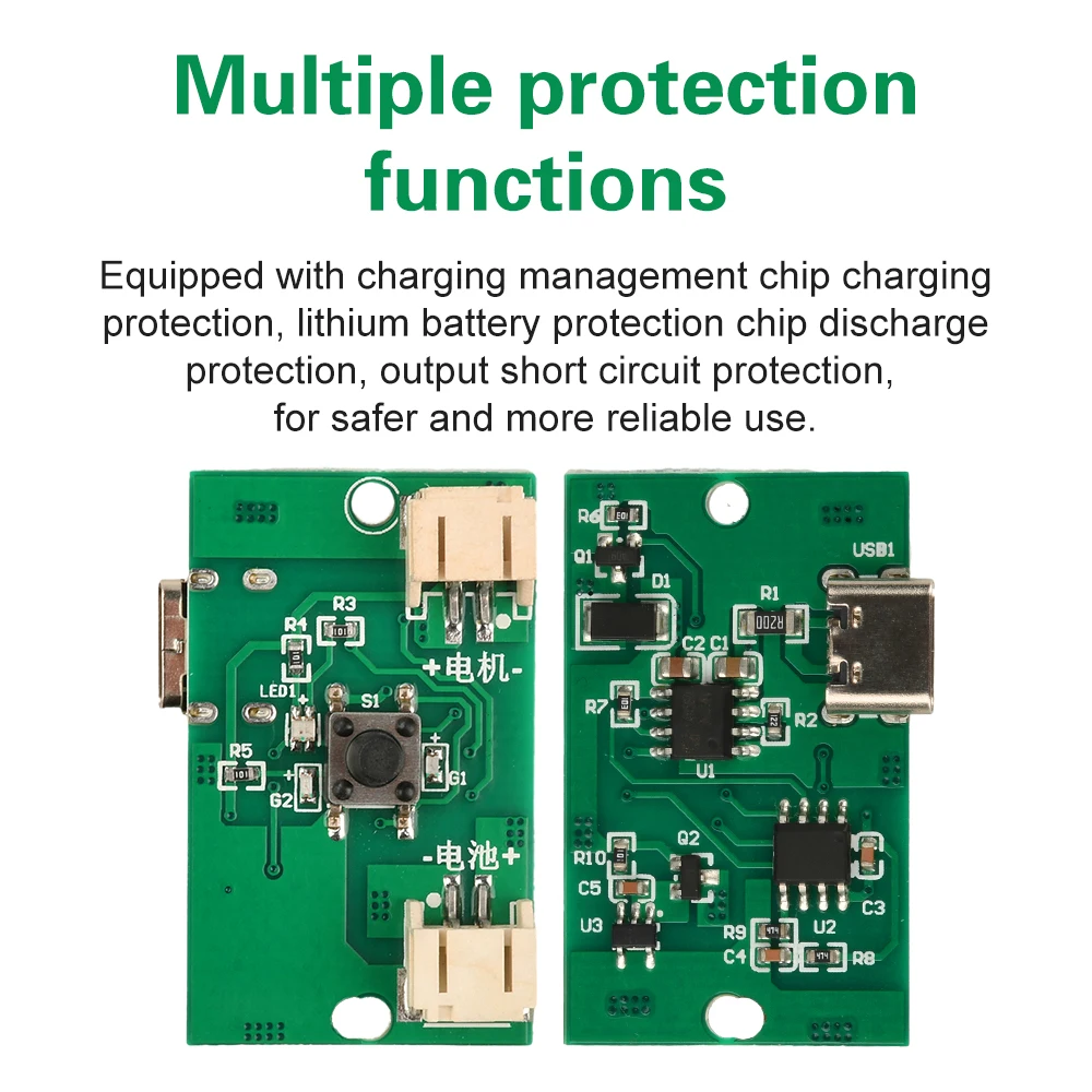 Modulo di atomizzazione per spruzzatore portatile DC 5V Scheda di controllo per spruzzatore elettrico ricaricabile compatto Interfaccia di tipo C