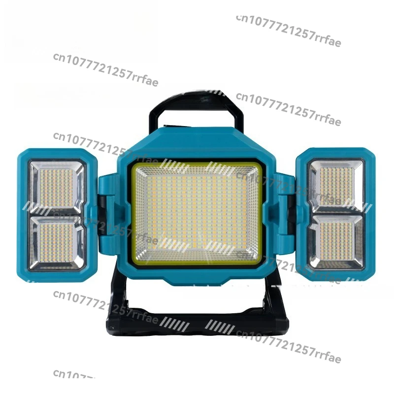 Solar floodlight Multi-function camping floodlight Folding work light Outdoor emergency searchlight