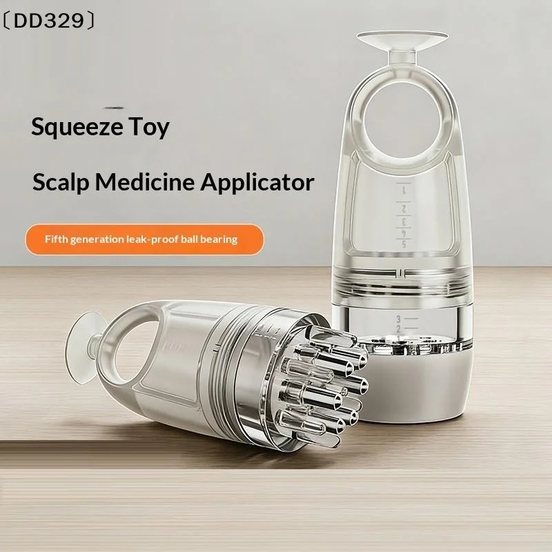 Scalp Applicator Apply Medicine Liquid Comb Massage Comb Essential Oil Liquids Guiding Massager Anti Hair Loss Scalps 〔DD329〕