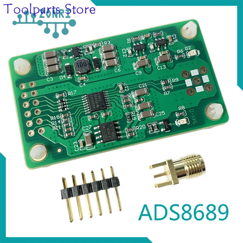 ADS8689 16Bit 100Ksps SAR ADC Module Single Bipolar 2.56-12.288V Input