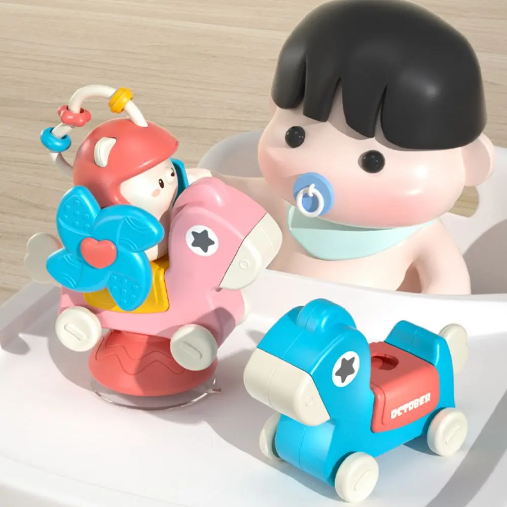 With Suction Cups Carousel Suction Cup Toy Educational Fixed High Chair Carousel Toy Learning Gift Creative Newborn