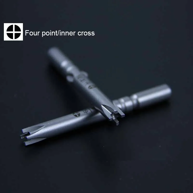 10pcs 50mm length Electric 801 5mm round shank Special-shaped Screwdriver bit inner cross 4 point screwdriver bits hand tools