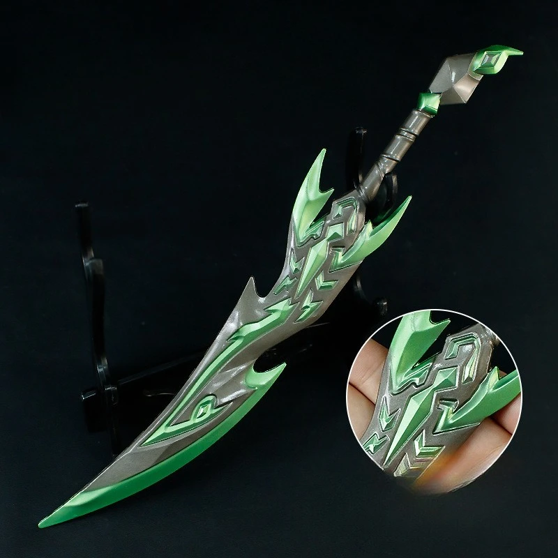 30 سنتيمتر شفرة من لعبة ملعونة الشكل الطرفية المعادن الحرفية نموذج الدعائم سطح المكتب الديكور الحلي هدايا عيد الميلاد لعبة #2
