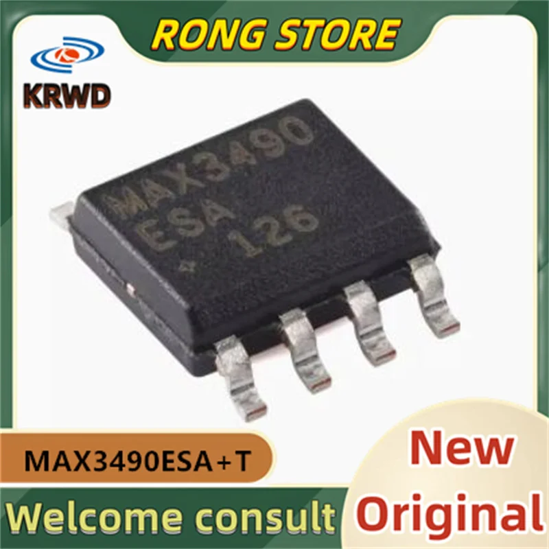 

5PCS MAX3490ESA MAX3490ESA+T SOIC-8 MAX3490 RS-485/RS-422 New and Original