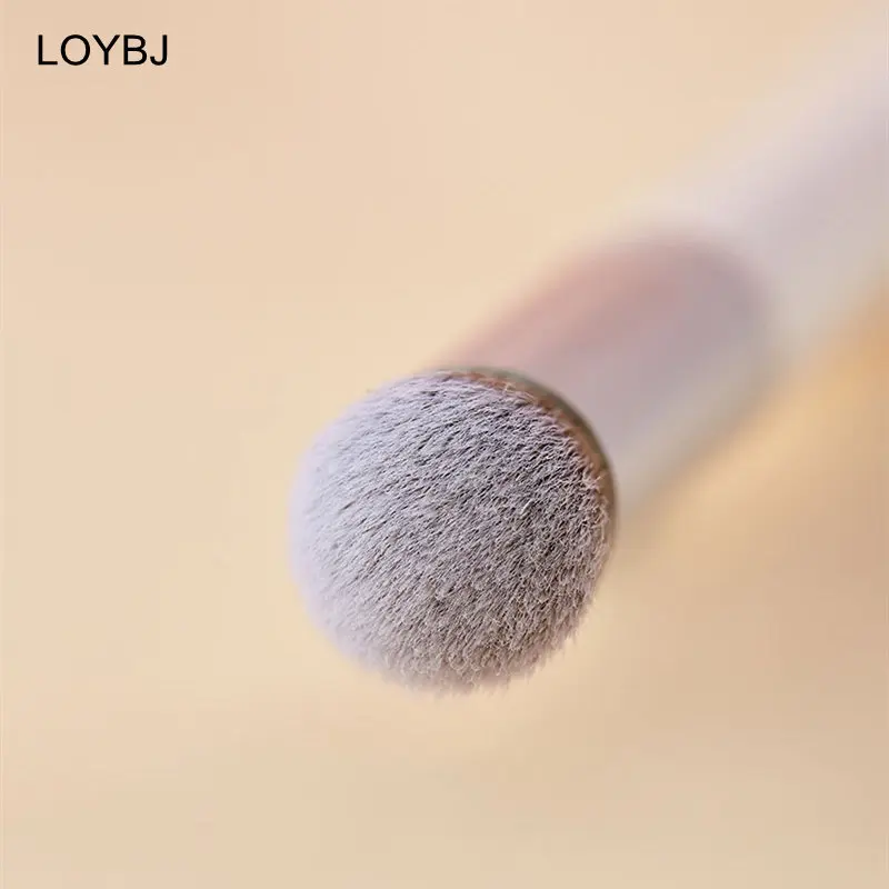 LOYBJ White Concealer Makeup Brushes Round Precision Conceal Acne Marks Dark Circles Tongue Type Tear Ditch Brush Make Up Tools