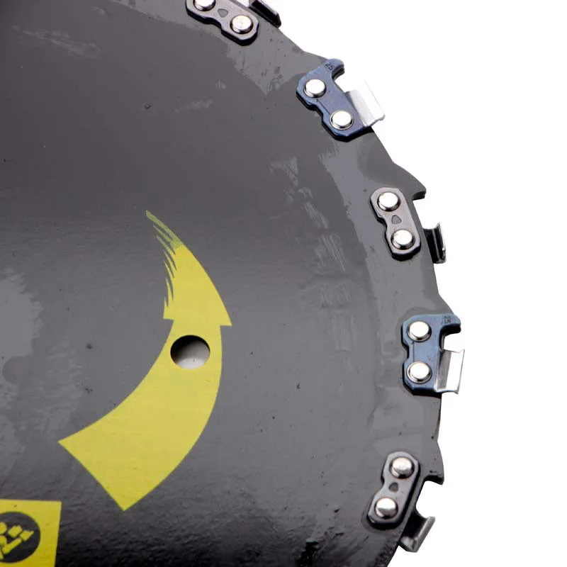 7/9 Inch 14T 20T Right Angle Chain Saw Disc Grass Trimmer Serrated Blade Mower Cutting Head