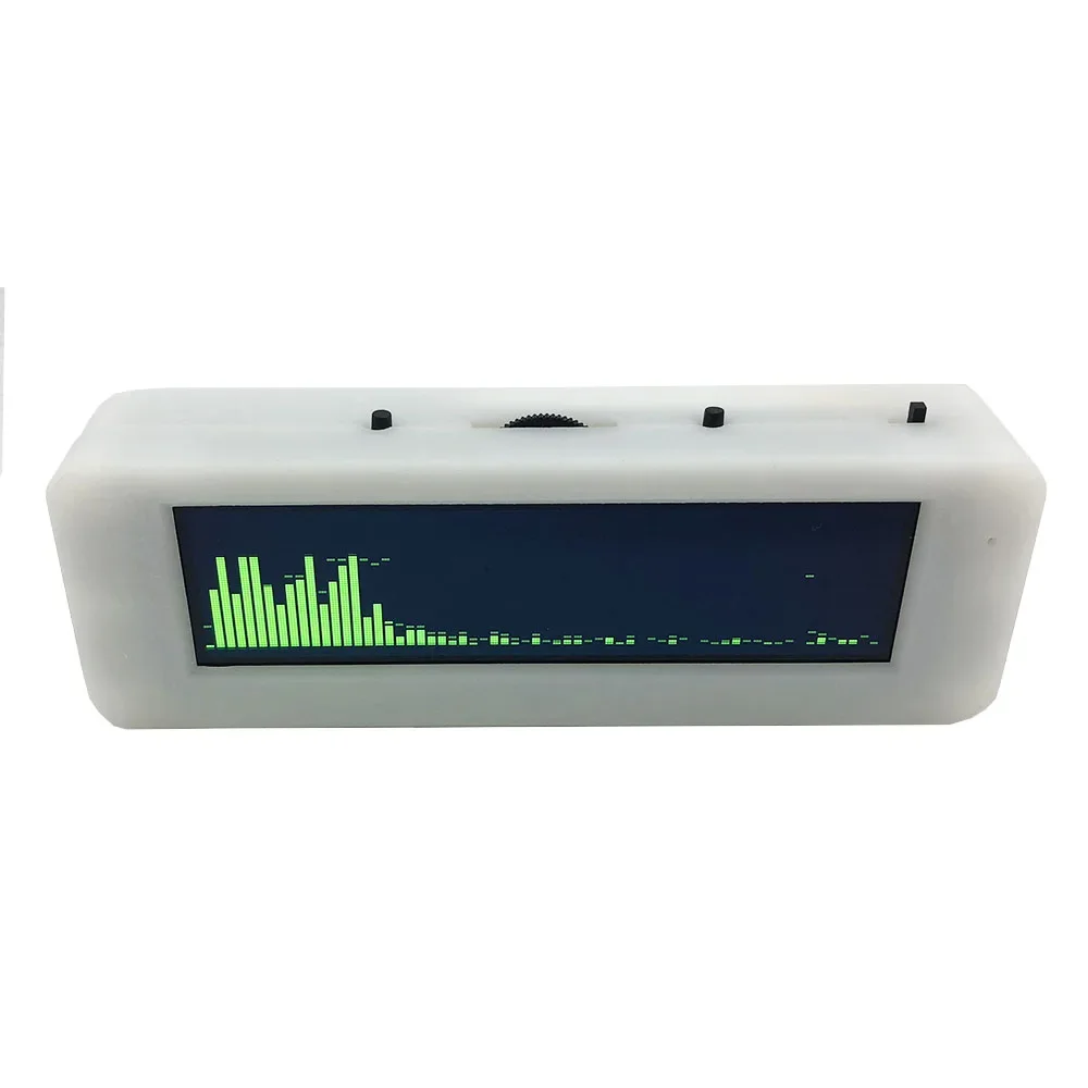 3.12 inch OLED Music Spectrum Display Car Voice Control VU Meter Amplifier Microphone 8 display effects times