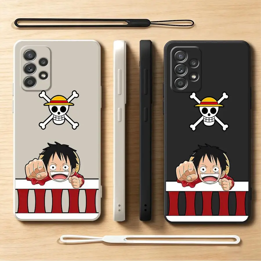 Phone Cover Case for Samsung Galaxy A15 A13 A14 A34 A17 A12 A51 A24 A27 A52 A16 A36 A26 A35 Anime Ones Pieces