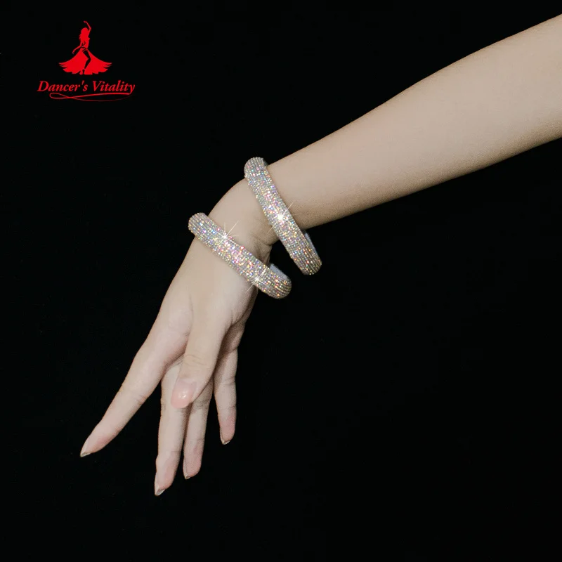 BellyDance Competition Accessory Jewelry Senior Diamond Bracelet Women's Oriental Dance Modern Dancing Performance Accessories