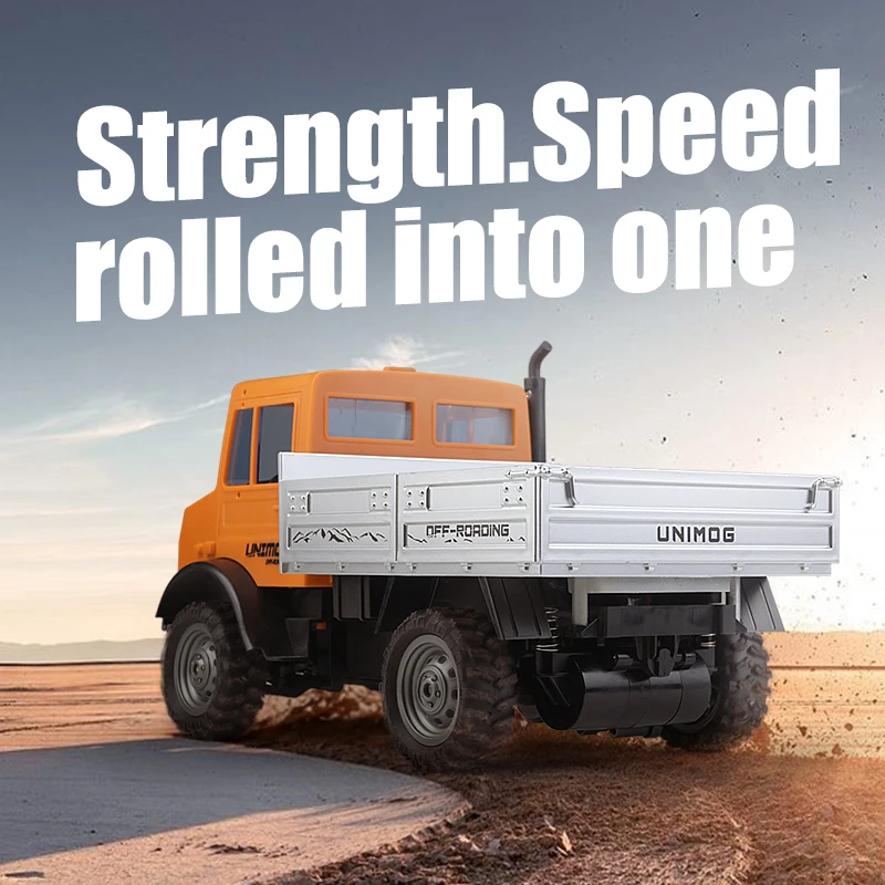 Najlepsze samochody RC 1/16 Racing 1613(U423) 2.4G, pełna symulacja ciężarówki Unimok z kamerą 720P do zdjęć i nagrywania wideo.