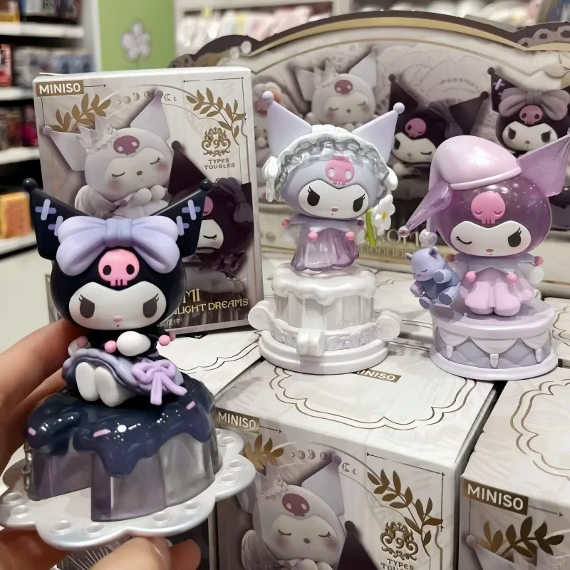 

Genuine Kuromi Daytime Moon Blind Box Cute Trendy Toy Mystery Box Friend Kid Birthday Surprise Ornament Collection Toy Gift