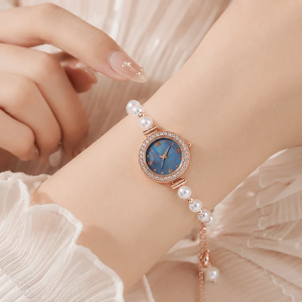 Slim Strap Ladies Quartz Watch Adjustable Quartz Movement Women Quartz Watch Drawstring Design Portable Vintage Female Clock