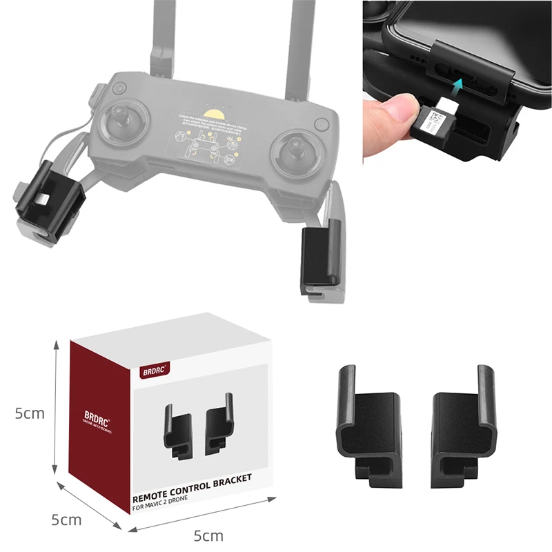 Uchwyt na telefon do DJI Mavic Mini /SE /Mavic 2 Pro Zoom Drone Zacisk zdalnego sterowania Uchwyt stabilny Uchwyt na telefon Akcesoria