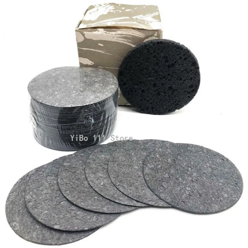 عبوة كبيرة من إسفنجات الوجه المستديرة 5/10/50/200 قطعة وسادات تنظيف طبيعية مضغوطة مقشرة للعناية ببشرة الوجه
