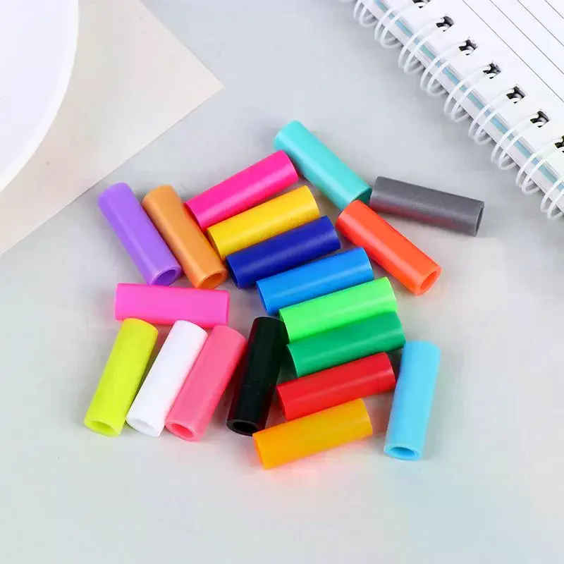50Pcs 1 Inch Length Hard Beads Spare Parts Jump Rope Beaded Skip Rope Beads Colors Accessories DIY Material Backup