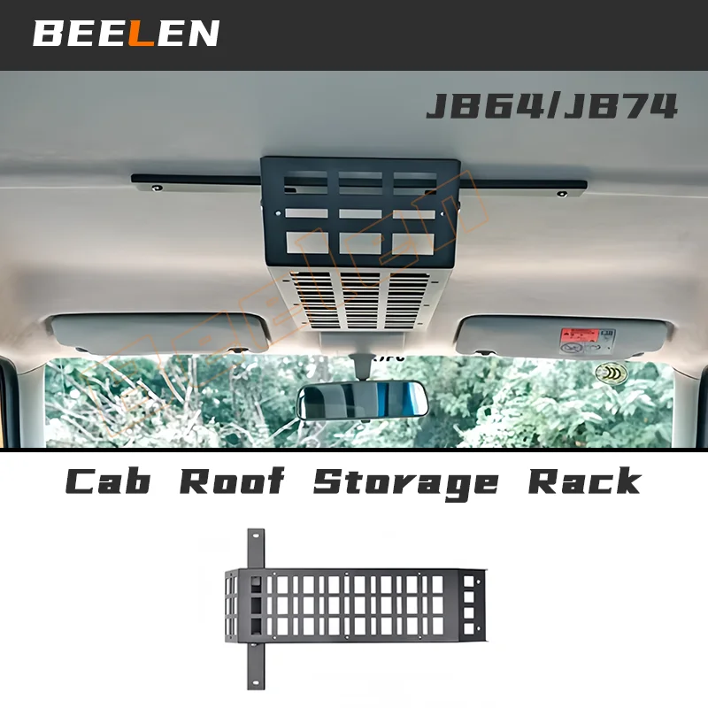 Suporte Multifuncional de Armazenamento Interno no Teto do Lado do Motorista para Suzuki Jimny JB64 JB74 2019-2026 Acessórios Internos