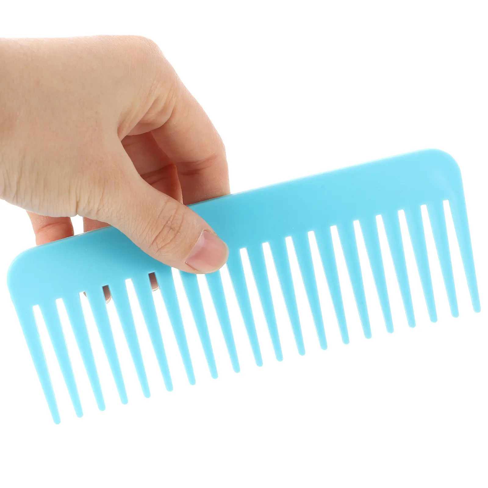 

2Pcs Wide Tooth Hair Detangling Comb Anti Knot Scalp Massage Hairdresser Home Salon Tool for Long Thick Hair Haircut Comb