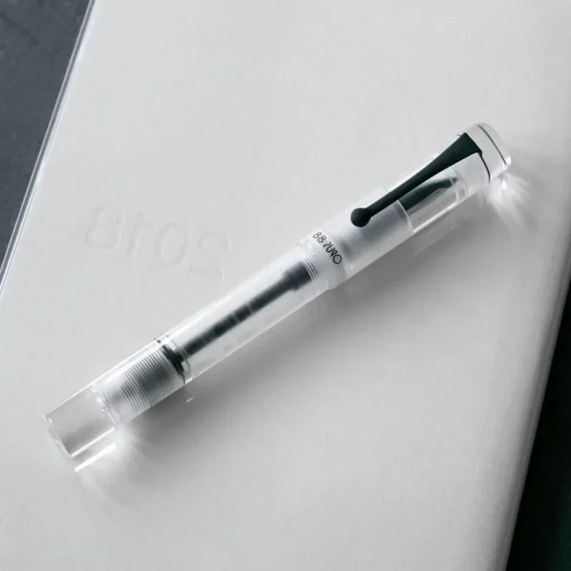 

OPUS 88 KOLORO White Resin Fountain Pen German F M B 0.5MM 0.7MM 1.0MM Nib,Portable Gold Pen High-end Writing Office Stationery