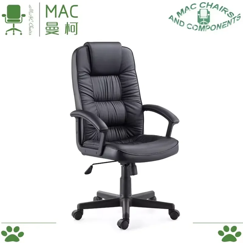 for High Back Executive Boss Chair Modern Design Style 3-Year Warranty Manufactured PU Synthetic Leather Office Chairs