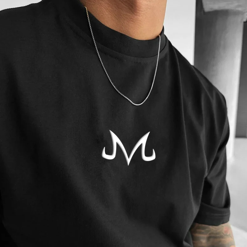 Dragon Ball Z imán Dragon Ball Super grande Dragon Ball símbolo de hombre mágico Camiseta estampada clásica Top Ins