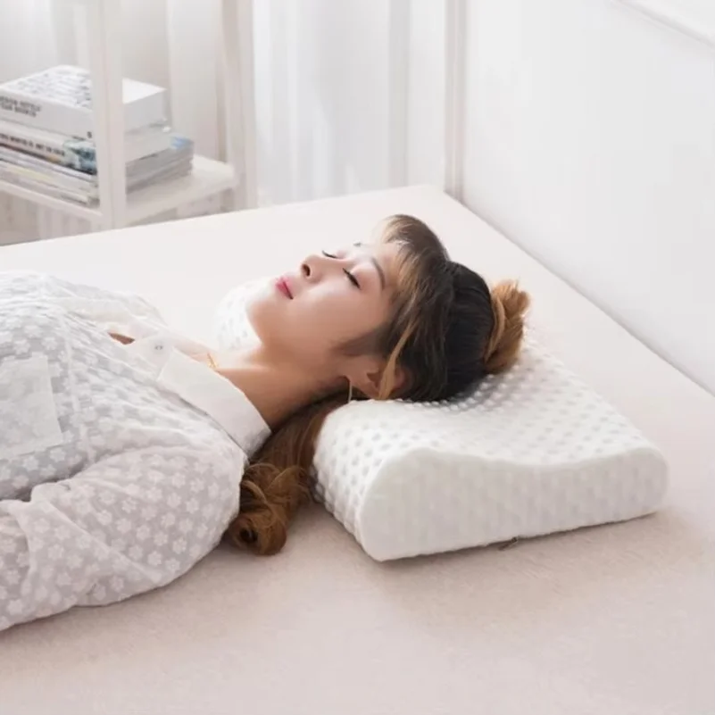 Adjustable Memory Foam Side Sleeping Pillow, Ergonomic Orthopedic Cervical Pillow for Neck & Shoulder Pain Relief Curved Neck Su