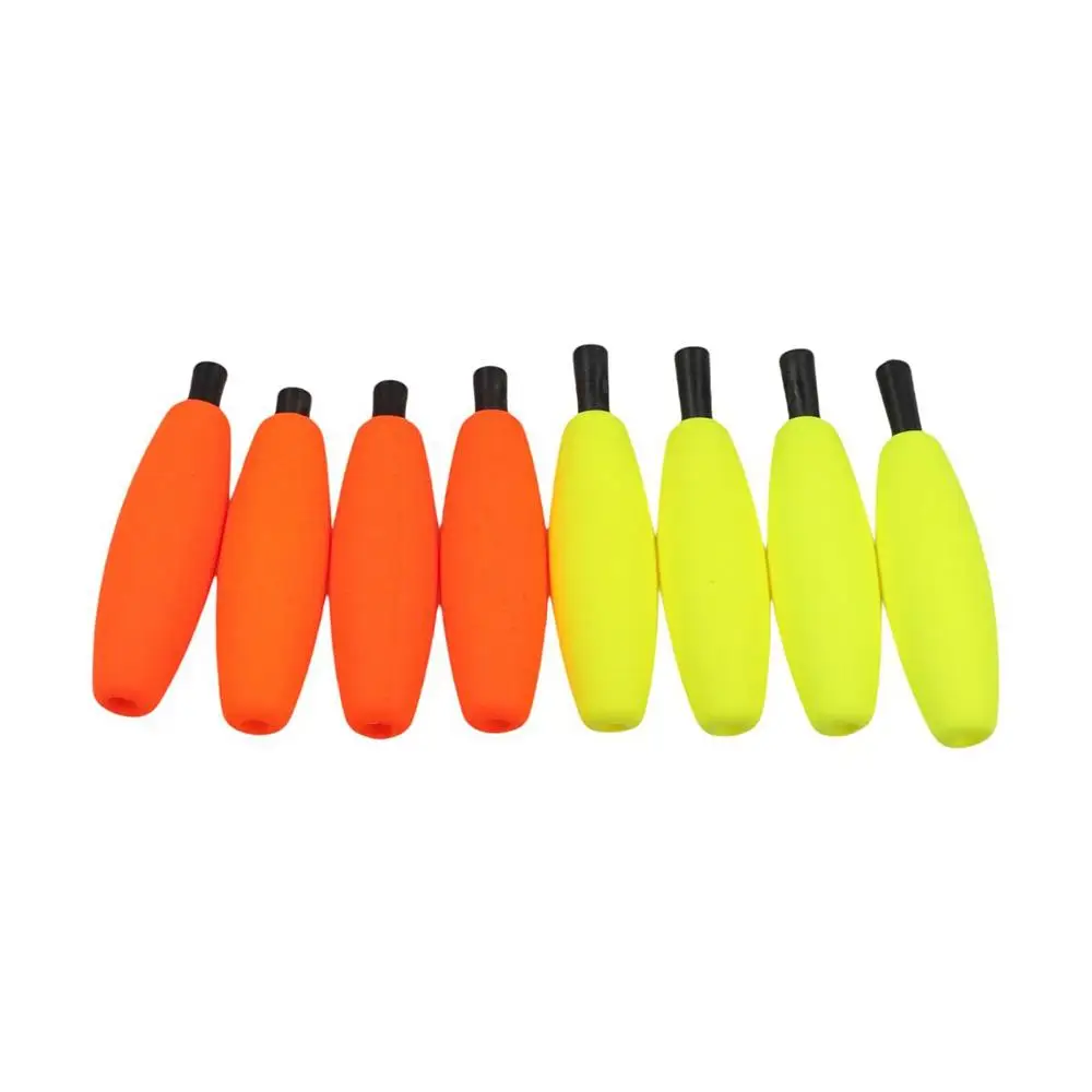 

10PCS With Pipe Plug Cigar Floating Hard Foam S M L XL Fishing Long Cast High Hardness Buoyancy Fish Spike Float Saltwater
