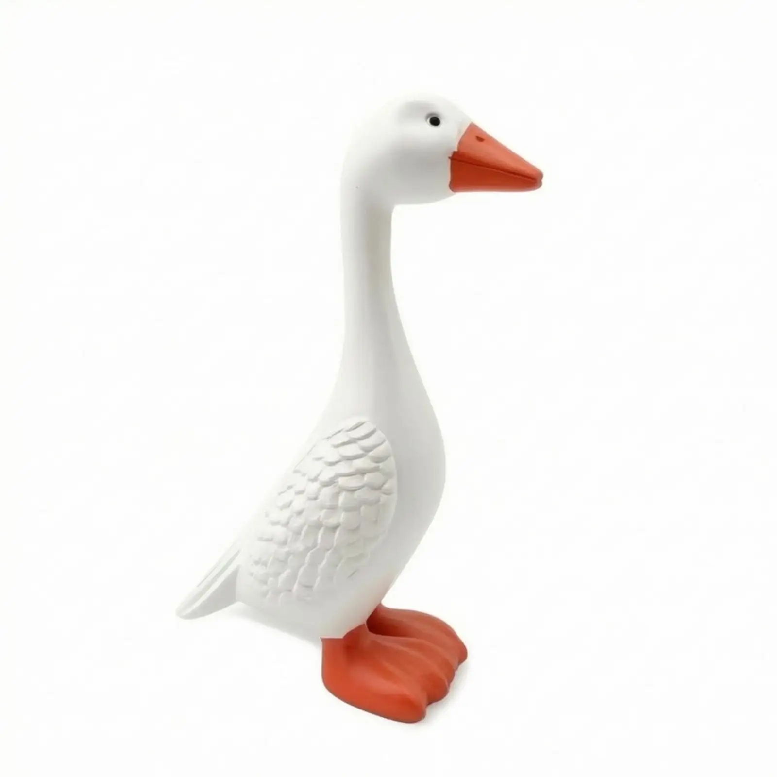 Desk Goose Figurine Whimsical Goose Figurine Textured for Garden
