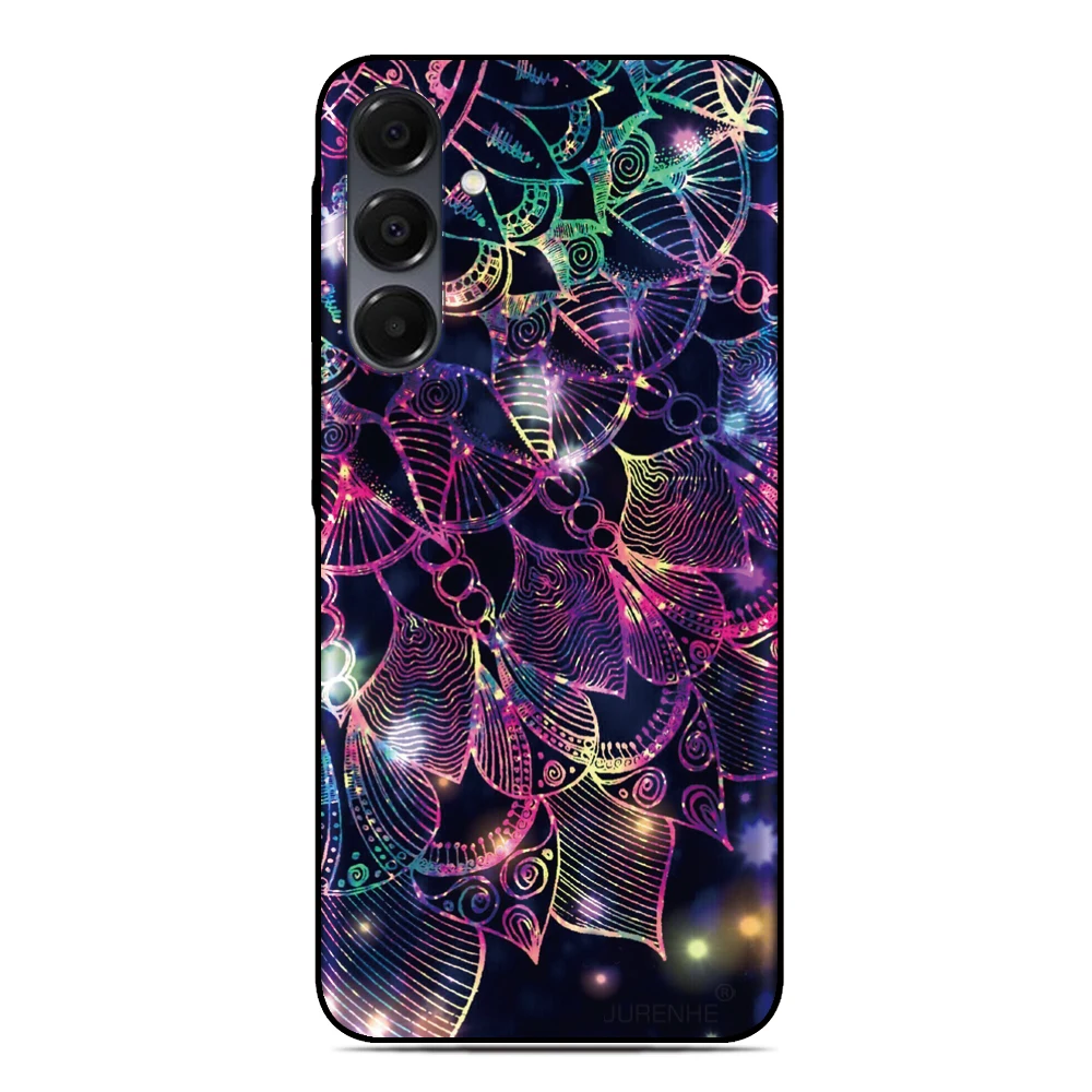 Mandala Flower Cover For OPPO A54 A55 5G A57 A57s A58 A60 A72 A52 A74 A76 A78 4G K11 F23 A91 A96 A98 Find X3 15 Pro Phone Case