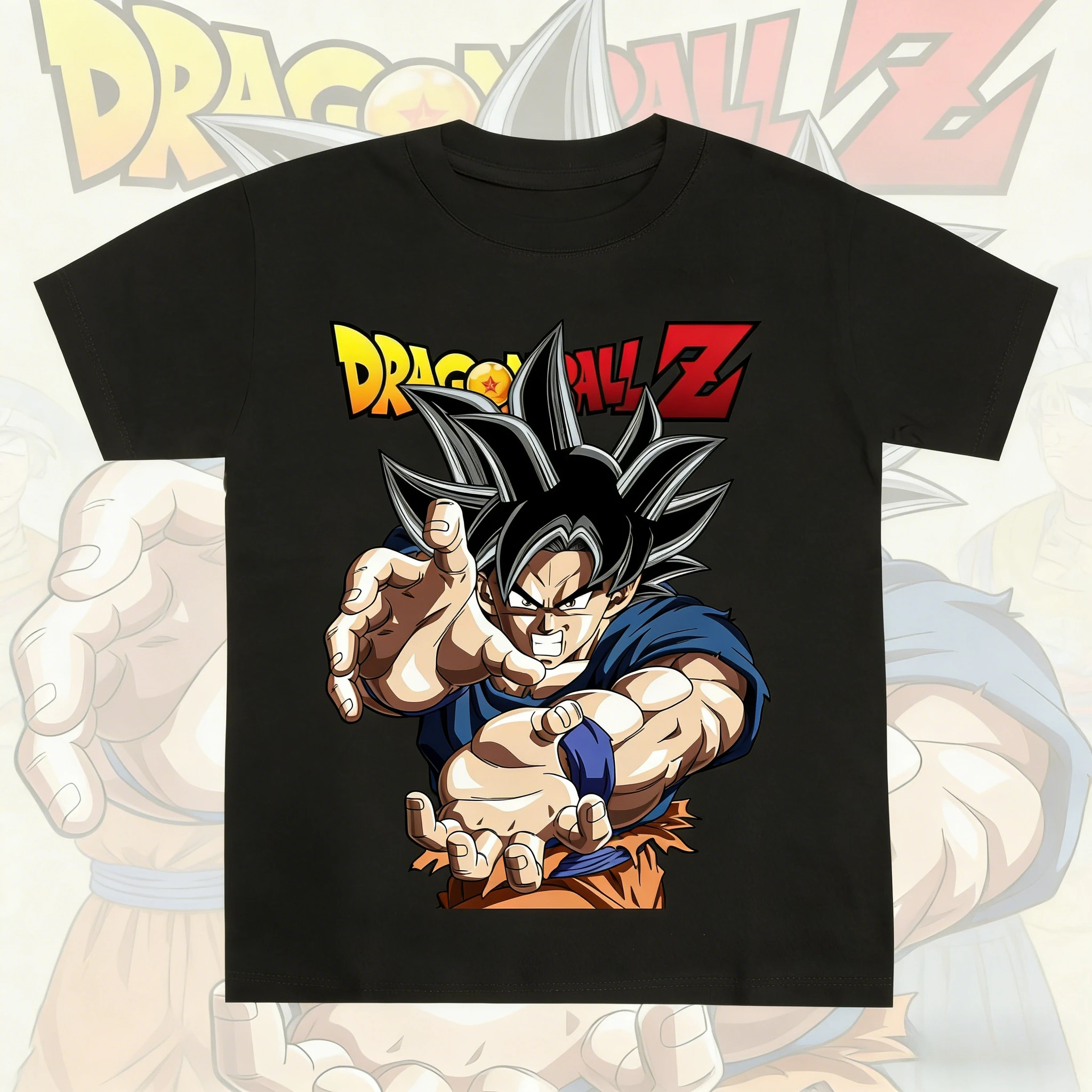 

Новая летняя футболка 2026 года с принтом аниме Dragon Ball к 40-летию, Сон Гоку, 100% хлопок, унисекс, повседневная уличная одежда, Y2K, большие размеры