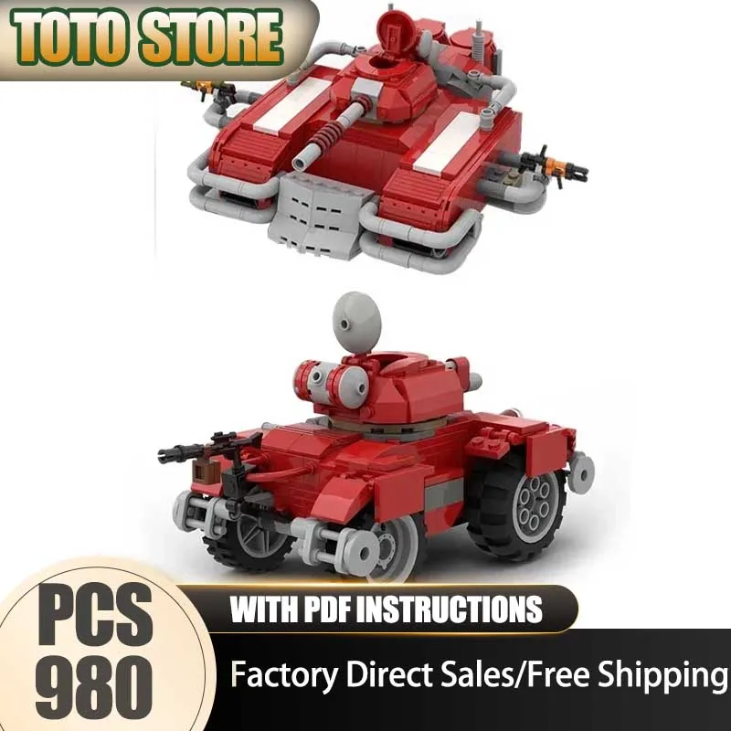 

Moc Building Bricks Tundran Heavy Tank Технология Модульная популярная игра Wars Модель Блоки Подарки Рождественские игрушки Наборы «сделай сам» Сборка