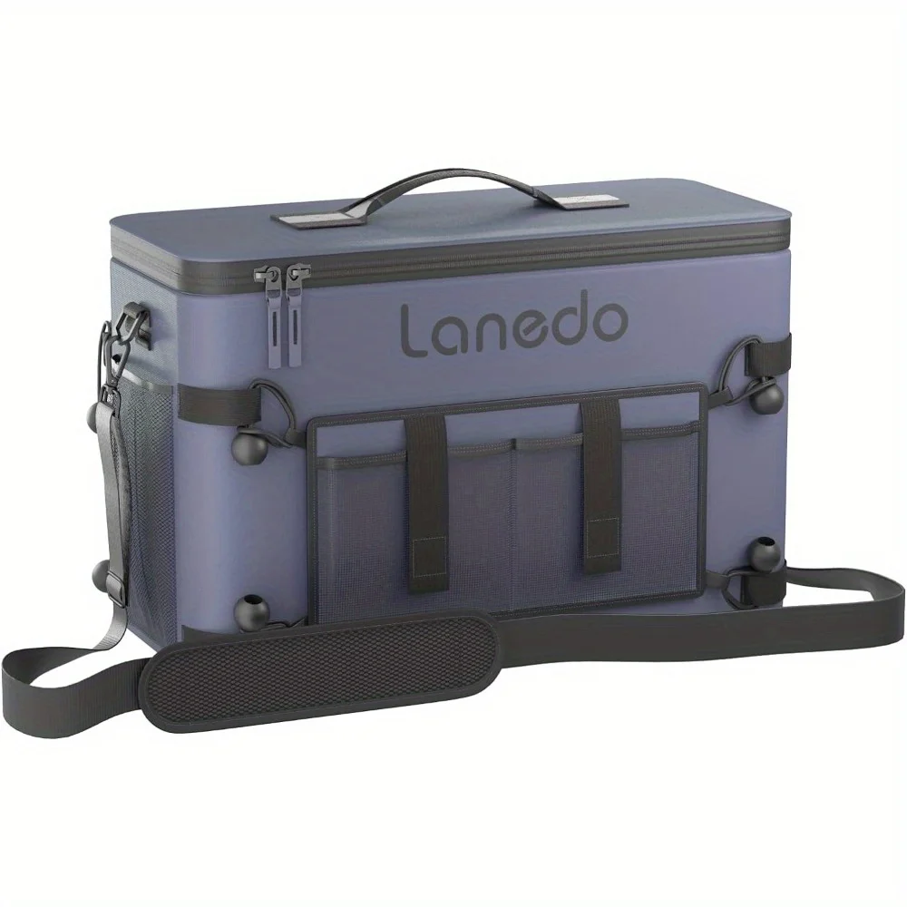 Lanedo 34-Can Multi-Functional Collapsible Soft-Sided Cooler - Leak-Proof Beach Cooler, Portable Ice Chest