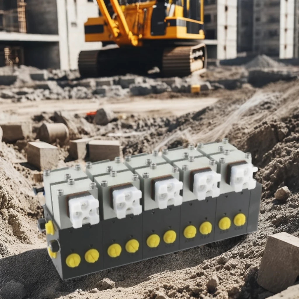 ELECTRO - HYDRAULIC PILOT HANDLE VALVE Proportional Multi Way Solenoid Hydraulic Valve Directional Control Valve