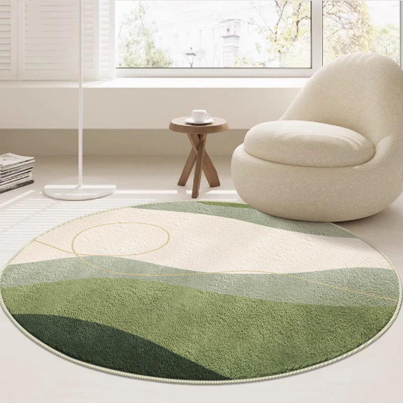 

Modern Living Room Decoration Carpet Home Bedroom Hanging Basket Rocking Chair Plush Carpets Simple Cloakroom Fluffy Soft Rug