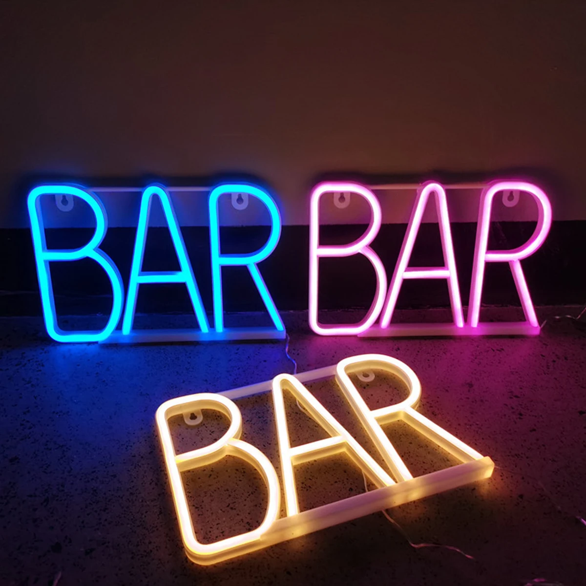 

1 шт., неоновый свет для бара, светодиодный светильник для бизнес-бара, с переключателем, яркое неоновое освещение, декоративный светильник для буквенного освещения, атмосфера бара, настенный подвесной светильник для интернет-знаменитостей, рождественских
