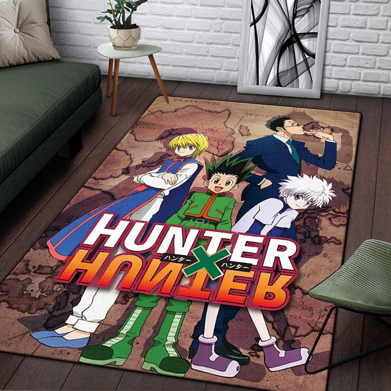 Anime Hunter X Hunter Carpet for Living Room Home Decoration Coffee Table Large Area Rugs Boys Room Floor Mat Balcony Rugs