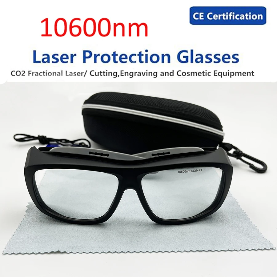 CO2 Laser Safety Glasses 10600nm Safety Protective Goggles Laser Eye Protection Glasses for CO2 Laser Cutting and Engraving