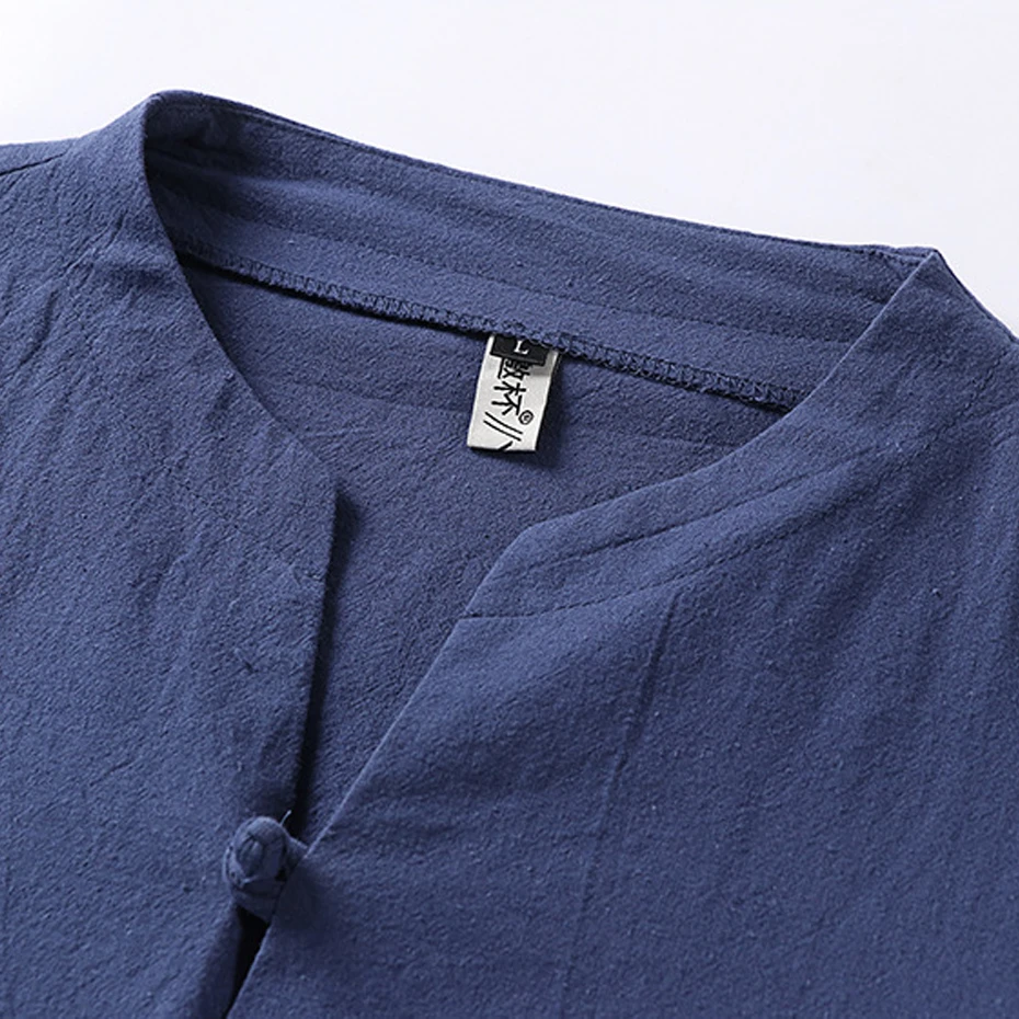 ผ้าลินินฤดูร้อนเสื้อยืดผู้ชาย  - Summer Clothing Men Linen บทวิจารณ์และราคา