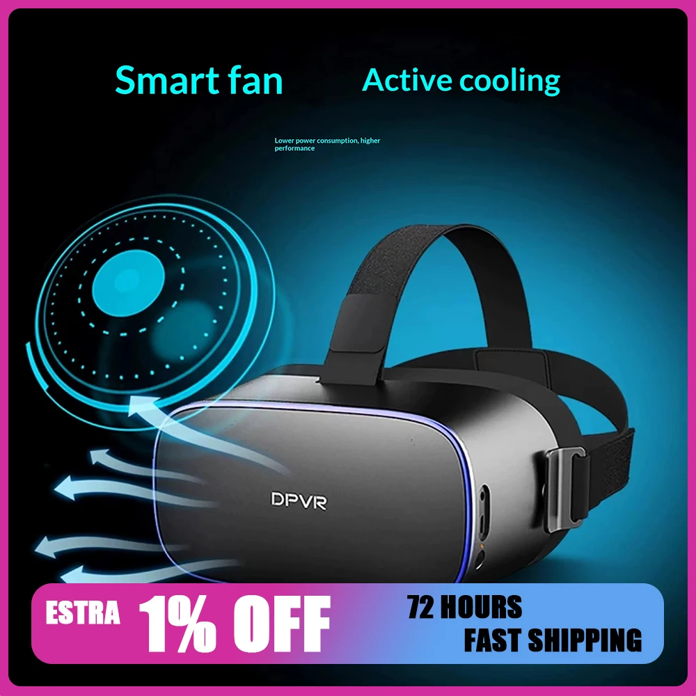 DPVR P1Ultra Standalone VR Game equipment 3D panoramic private cinema Virtual reality intelligent head-mounted VR Glasses