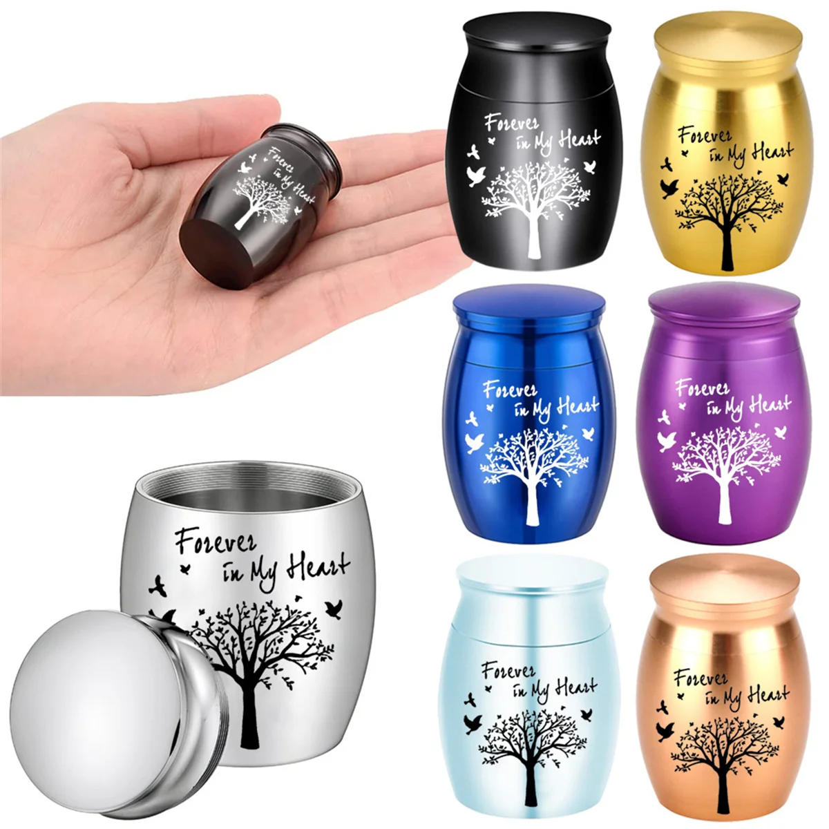 حار بيع الحيوانات الأليفة يبقى جرة الشعر جرة شجرة الحياة المعدنية [سأكون معك إلى الأبد]