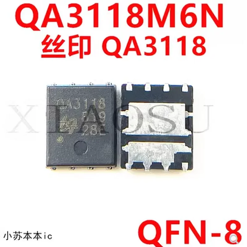 (5-10pcs)100% original New QA3118M6N printing silk QA3118 QFN8 double N channel 30V 63A 115A Chipset